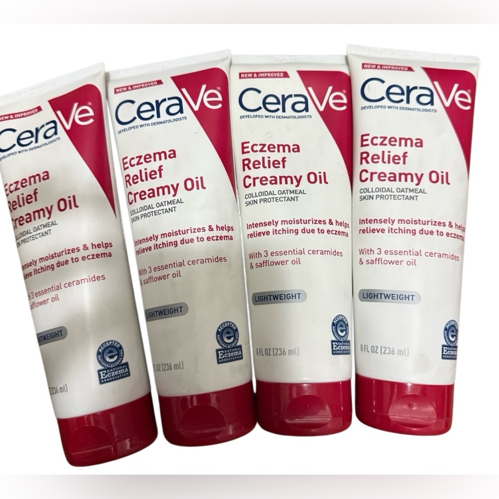 NWT rave Eczema Relief Creamy Oil - Red and White